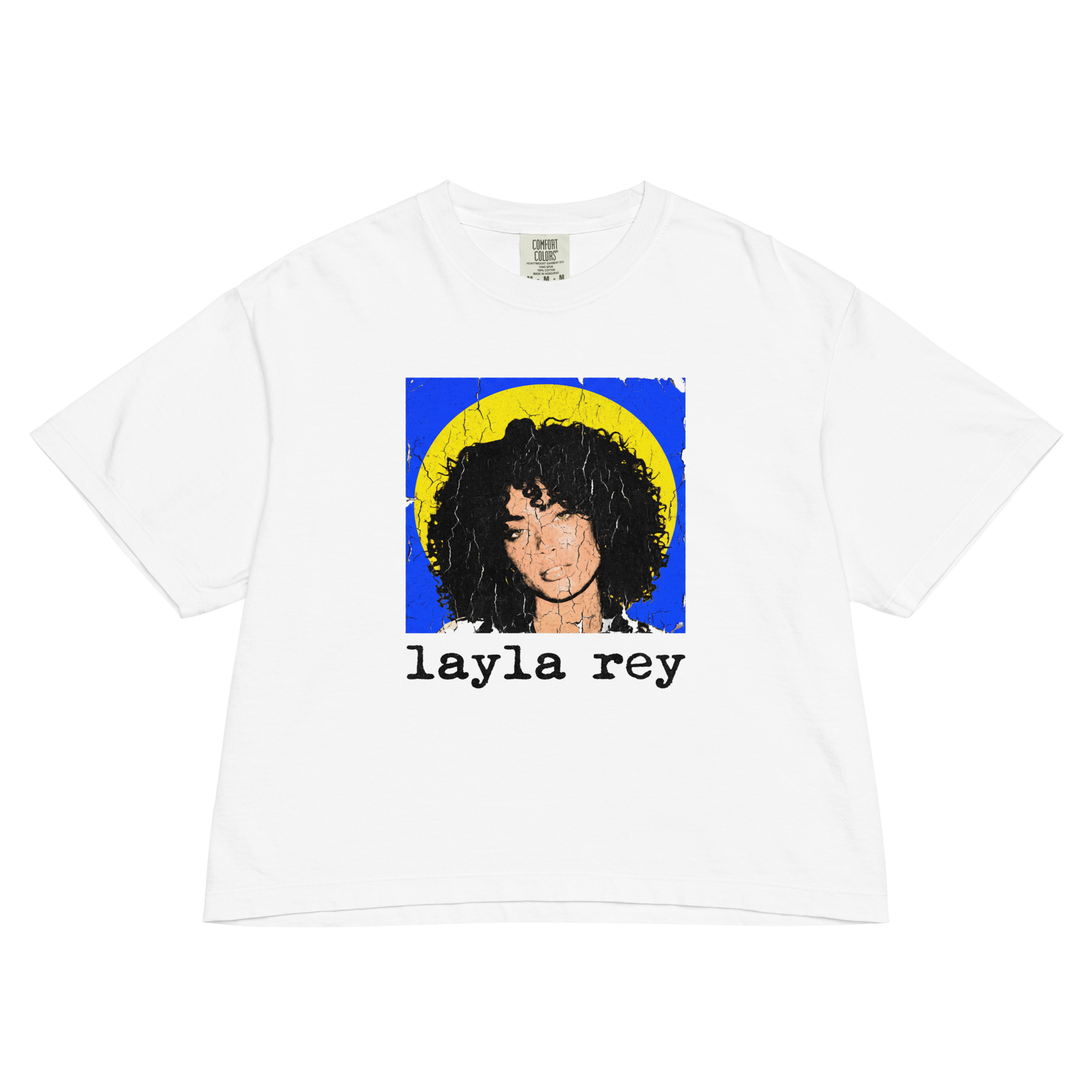 Layla Rey Golden State women's heavyweight boxy tee